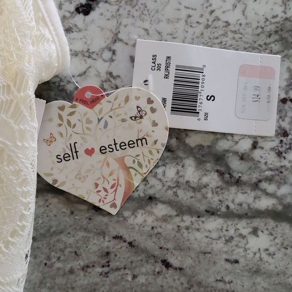 Self esteem lace fringe tank top NWT - Picture 4 of 4